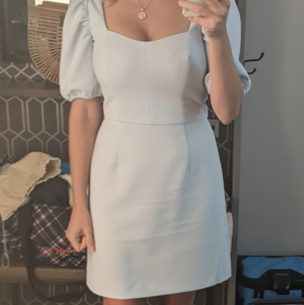 French Connection Whisper Solid Back A-Line Frenc… - image 3